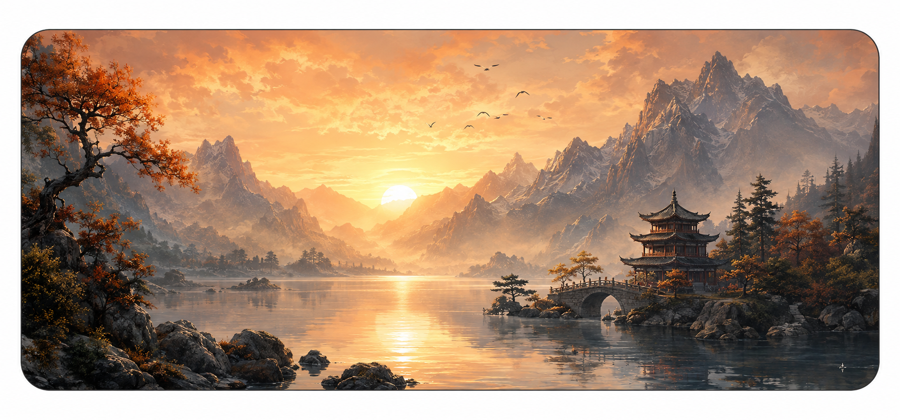 Sunrise Valley Desk Mat