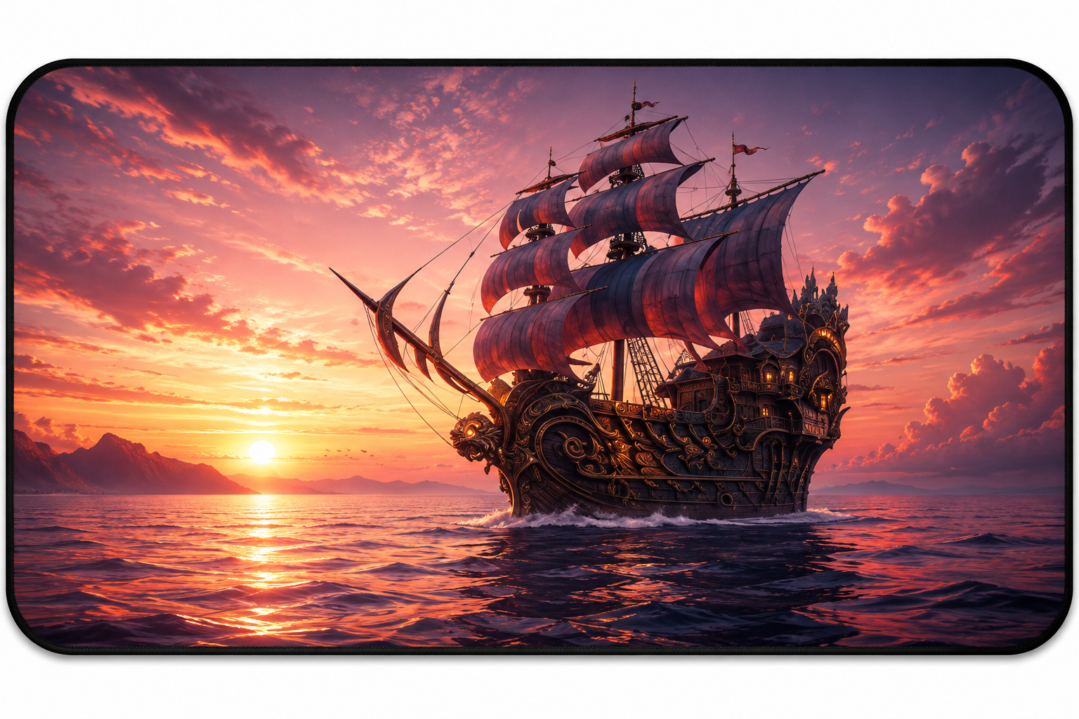Mystic Seahorse Desk Mat
